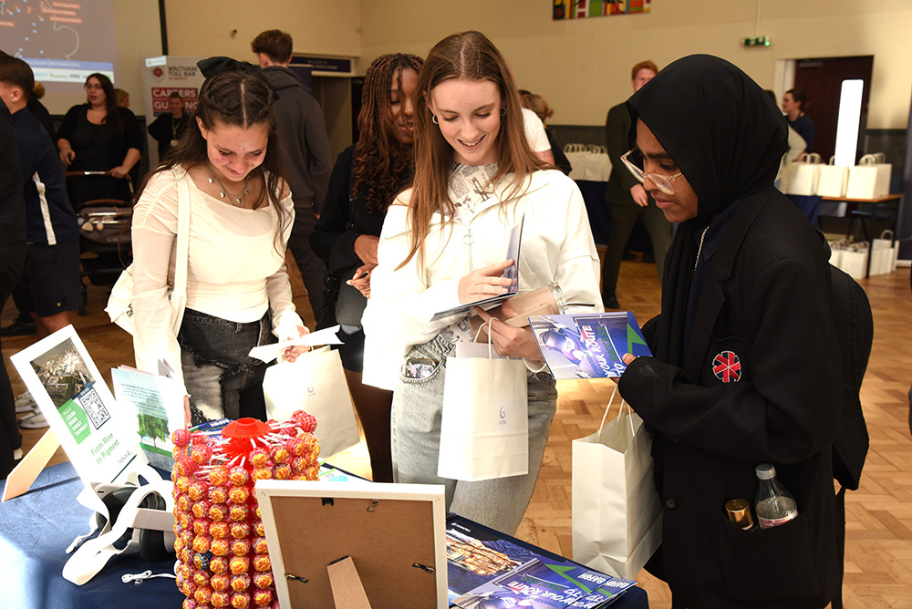Students explore their options.